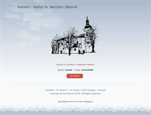Tablet Screenshot of kostel.banov.cz